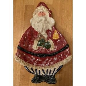 GANZ Santa Claus Divided Plate 3D Presentation Detailed